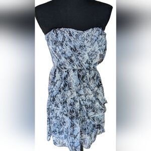 Romeo And Juliet Couture Strapless Mini Dress